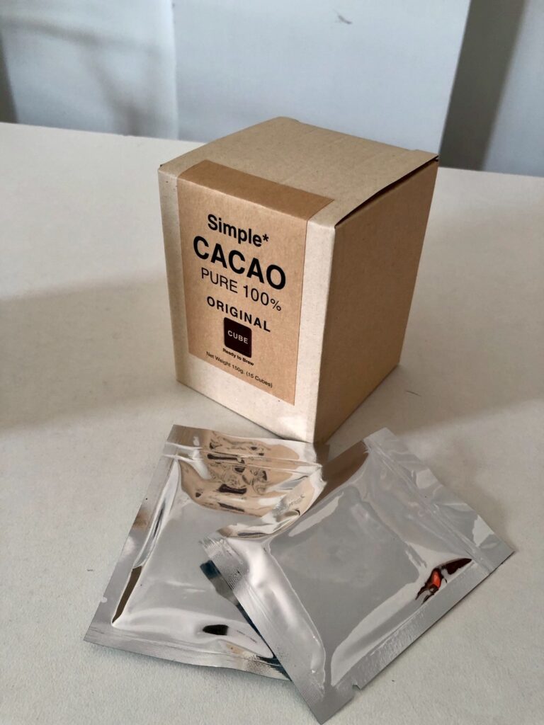 Simple Pure Cacao Cube 100% คาเคาแมสบริสุทธิ์  100% – โกโก้บัตเตอร์สูงเป็นพิเศษ >50%