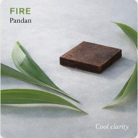 Cacao Cube Fire — Pandan